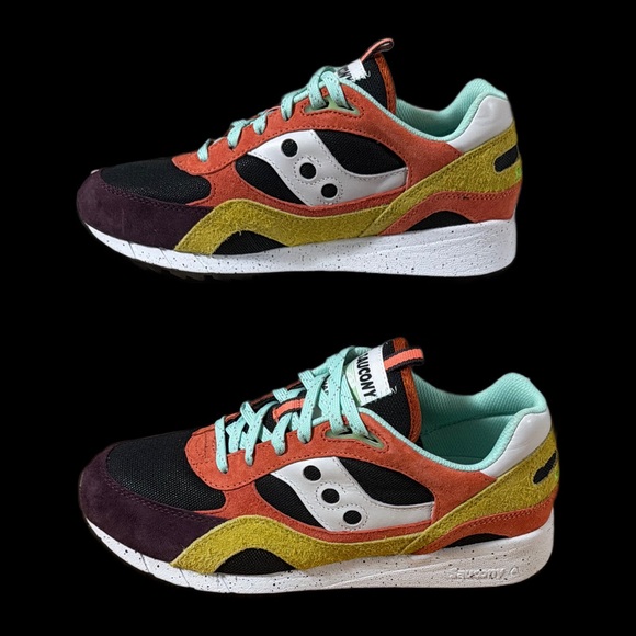 Saucony multicolor suede and mesh Lifestyle runner Men’s Size 11 🔥NEW🔥 - Picture 3 of 11